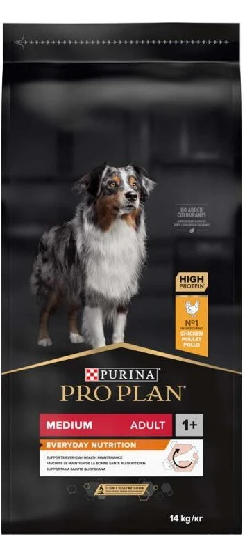 Pro Plan Everyday Nutrition Adult Medium - Hondenvoer - Kip - 14 kg Pro Plan Everyday Nutrition Adult Medium - Hondenvoer - Kip - 14 kg